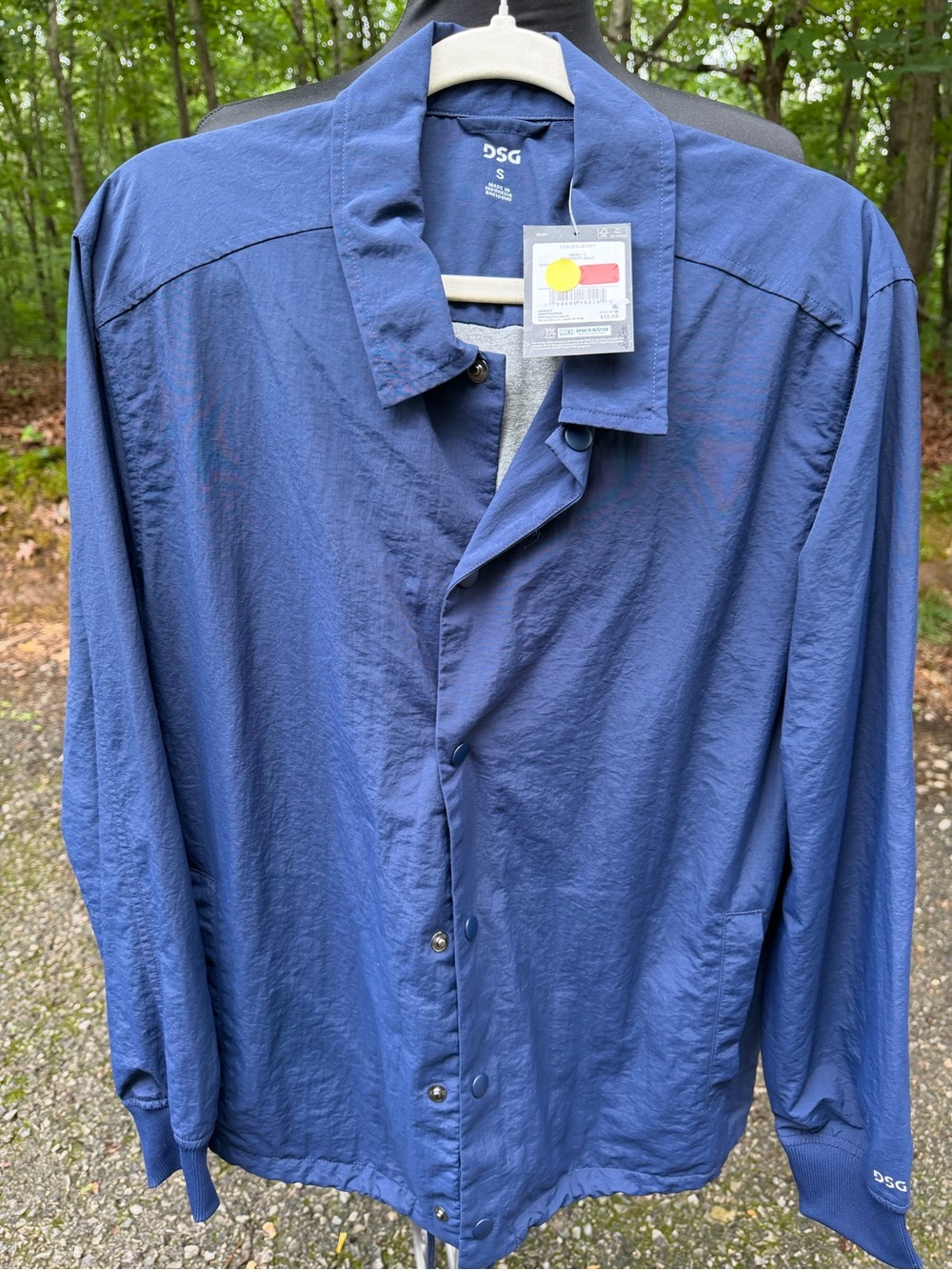 DSG Men's Navy Blue Lightweight Shirt Jacket